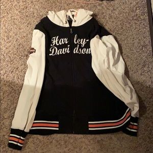 Harley Davidson zip up sweatshirt